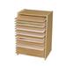 Wood Designs Contender Mobile Drying & Storage Rack | 27.25 H x 20 W x 15 D in | Wayfair C990647