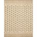 White 93 x 0.5 in Area Rug - Justina Blakeney x Loloi Chevron Hand Hooked Wool Beige Area Rug Wool | 93 W x 0.5 D in | Wayfair PRITPRT-08TAML790R