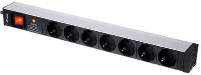 Equip 333309 19" PowerBox SPD 7-way
