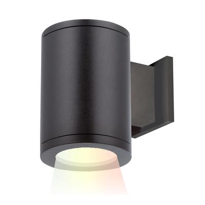 WAC Lighting 7 Inch Tall 2 Light LED Outdoor Wall Light - DS-WS05-FA-CC-BK