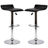 Gloria Bar Stool Set of 2 - East End Imports EEI-937-BLK