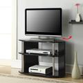 Swivel TV Stand in Black Finish - Convenience Concepts 151283