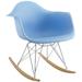 Rocker Plastic Lounge Chair - East End Imports EEI-147-BLU