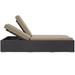 Convene Double Outdoor Patio Chaise in Espresso Mocha - East End Imports EEI-2177-EXP-MOC