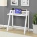 Newport Lilly Desk in White Finish - Convenience Concepts 125749W