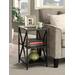 Tucson 3 Tier End Table in Black Finish - Convenience Concepts 161849BL