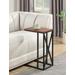 Tucson C End Table in Cherry / Black - Convenience Concepts 161861CH
