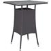 Convene Small Outdoor Patio Bar Table in Espresso - East End Imports EEI-1955-EXP