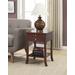 American Heritage Logan End Table /w Drawer & Slide in Mahogany Finish - Convenience Concepts 7102045MG