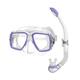 Mares Erwachsene Mask+Snorkel Set RAY Tauchset, Lila/Transparent