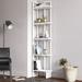 Wrought Studio™ Phaneuf 71" H x 18" W Iron Corner Bookcase in White | 71 H x 18 W x 8 D in | Wayfair 9EF3E1FA1362484E9000EB79E3E1F206