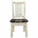 Loon Peak® Homestead Collection 19" Side Chair Wood/Upholstered/Fabric in Brown | 38 H x 19 W x 18 D in | Wayfair 13630B0899274765B45554680AAF5F48