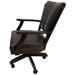 Loon Peak® Alicia Side Chair Faux Leather in Brown | 39 H x 24 W x 25 D in | Wayfair 92D4539F15CF49C3BB444BF96F93DD77