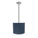 Charlton Home® Morman 1 - Light Single Drum Pendant Fabric in Blue | 10 H x 12 W x 12 D in | Wayfair 30DCE6602E834A70AE2E97D98F22077B