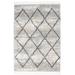 Nourison Oslo Shag OSL01 4'x6' Silver Grey Scandinavian Shag Rug - Nourison OSL01