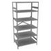 TENNSCO ESP-6-2436 Metal Shelving Unit, 24"D x 36"W x 75"H, 6 Shelves, Carbon