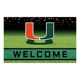 Miami Hurricanes 18" x 30" Crumb Rubber Door Mat