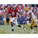 Julio Jones Alabama Crimson Tide Unsigned Vertical Stiff Arm vs. LSU Photograph