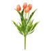 Vickerman 610398 - 17" Orange Tulip Bush UV Pk/2 (FF192118) Home Office Flower Bushes