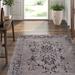 Blue/Gray 96 x 0.4 in Area Rug - EXQUISITE RUGS Terras Oriental Hand-Knotted Gray/Blue Area Rug Viscose/Wool | 96 W x 0.4 D in | Wayfair