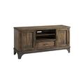 Williston Forge Oday Whiskey River TV Console w/ 2 Shelves, Drawer, & 2 Cabinets, Gun Powder Gray, 60" Width Wood in Brown | 30 H in | Wayfair