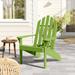 Dovecove Urich Wood Adirondack Chair Wood in Green | 38 H x 33 W x 36 D in | Wayfair 9258D99EC91843FDB31879AF68EE5CBE