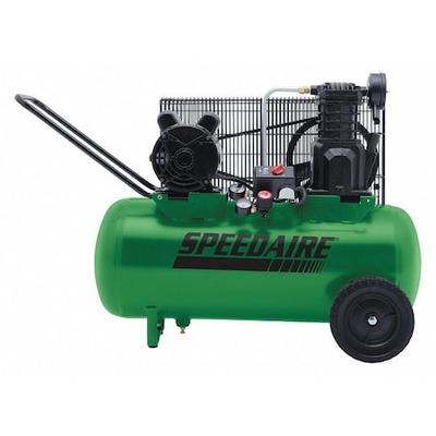 SPEEDAIRE 52YM09 Portable Electric Air Compressor,2.0 HP