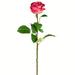 Vickerman 607206 - 26" Deep Pink Rose Stem Pk/6 (FA191345) Home Office Flowers with Stems