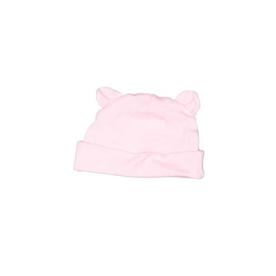 Assorted Brands Beanie Hat: Pink Solid Accessories - Size 0-3 Month