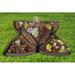 Frame It All 8 ft x 1 ft Composite Raised Garden Bed Composite, Wood in Brown/Gray | 16.5 H x 96 W x 12 D in | Wayfair 300001437