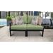 kathy ireland Homes & Gardens Madison Ave. 2 Piece Outdoor Aluminum Patio Furniture Set 02a in Forest - TK Classics Madison-02A-Cilantro