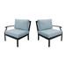 Madison Ave. Left Arm Sofa and Right Arm Sofa in Tranquil - TK Classics Ki062B-Lras-Spa