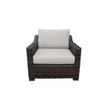 kathy ireland Homes & Gardens River Brook Club Chair in Truffle - TK Classics Ki043B-Cc-Ash