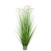 Vickerman 604458 - 60" Green Cattail Grass In Iron Pot (TD190160) Home Office Bushes