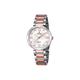 Festina Damen Analog Quarz Uhr mit Edelstahl Armband F16937/D