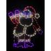 Lori's Lighted D'Lites Animated Santa Claus Small Waving Santa Christmas Holiday Lighted Display Metal in Indigo/Red | 48 H x 33 W in | Wayfair