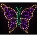 Lori's Lighted D'Lites Hanging Butterfly Spring Holiday Lighted Display Metal in Green/Indigo/White | 37 H x 39 W in | Wayfair 902-BFL