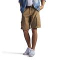 Lee Men's Big and Tall Dungarees New Belted Wyoming Cargo Short, Bourbon, 48W