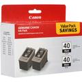 Canon PG-40 Black Ink Cartridge Twin-Pack for iP1600 0615B013