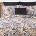 Highland Dunes Dumais Indigo Standard Cotton Reversible Quilt Set Cotton in Blue/White | Twin Quilt + 1 Sham | Wayfair