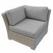 Beachcrest Home™ Baidy Patio Chair w/ Cushions Wicker/Rattan in Gray | 29 H x 35 W x 35 D in | Wayfair AD6A31B543A64F9CAE1BDDE61C30A14C