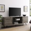 "70"" Mid Century Modern TV Stand in Slate Grey - Walker Edison W70NORSG"