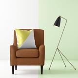 Armchair - Wade Logan® Feurstein 71.12Cm Wide Armchair Polyester/Fabric in Orange | 35.75 H x 28 W x 25.5 D in | Wayfair