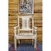 Loon Peak® Montana Collection Lodge Pole Pine Chair Wood in White | 36 H x 19 W x 18 D in | Wayfair 2BCE3231C6AD4D7E8B5F17BA0FC70EF7