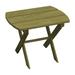 Millwood Pines Anika Folding Wooden Outdoor Side Table in 24" H x 18" W x 16" D Wood in Brown | 24 H x 18 W x 16 D in | Wayfair