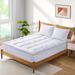 Alwyn Home Woodson Four Leaf Quilted Alternative 0.5" Polyester Mattress Pad Polyester | 80 H x 78 W in | Wayfair 882FFD6E722B47DBB3C8526425CF394A