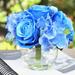 House of Hampton® Hydrangea & Rose Silk Centerpiece in Vase Silk | 8 H x 8 W x 8 D in | Wayfair 4D62C22B3F30475990B6C60636634C13