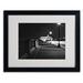 Trademark Fine Art 'Lincoln Memorial Bridge' Framed Photographic Print on Canvas in Black/White | 11 H x 14 W x 0.5 D in | Wayfair GO011-B1114BMF