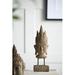 World Menagerie Vax Buddha Head Bust Marble, Wood in Brown/Gray | 15.5 H x 5 W x 3.5 D in | Wayfair 98EA3AC0EB2E4095A6B1B32886DA1B3C