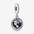 Charm Pendant Globe Pivotant